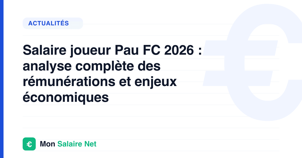 Salaire joueur Pau FC 2026 : analyse complète des rémunérations et enjeux économiques