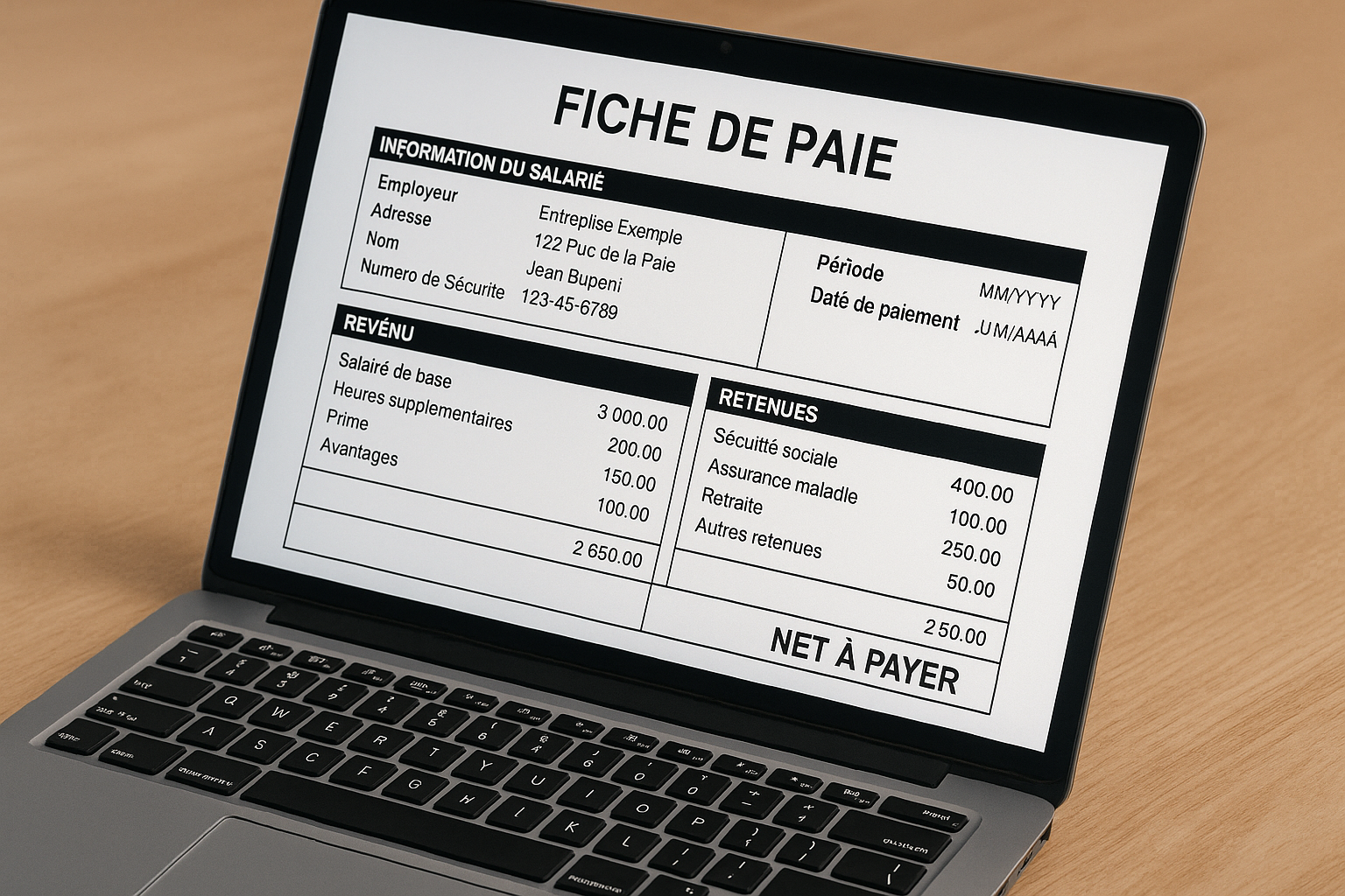 téléchargez facilement un modèle de fiche de paie gratuit en formats pdf et excel. simplifiez la gestion de vos salaires avec des outils pratiques et personnalisables pour un suivi optimal de vos employés.