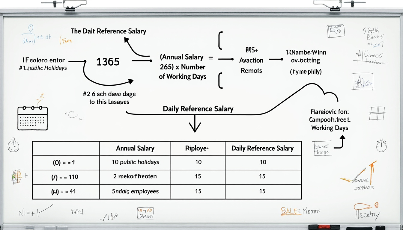découvrez comment calculer le salaire journalier de référence avec notre guide pratique. apprenez les étapes essentielles, les formules à utiliser et les critères à prendre en compte pour effectuer ce calcul de manière précise et utile dans vos démarches administratives.