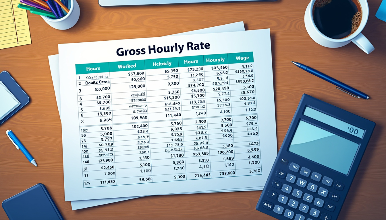 découvrez comment calculer facilement votre taux horaire brut grâce à nos astuces et méthodes simples. apprenez à déterminer vos revenus avant impôts pour mieux gérer votre budget.
