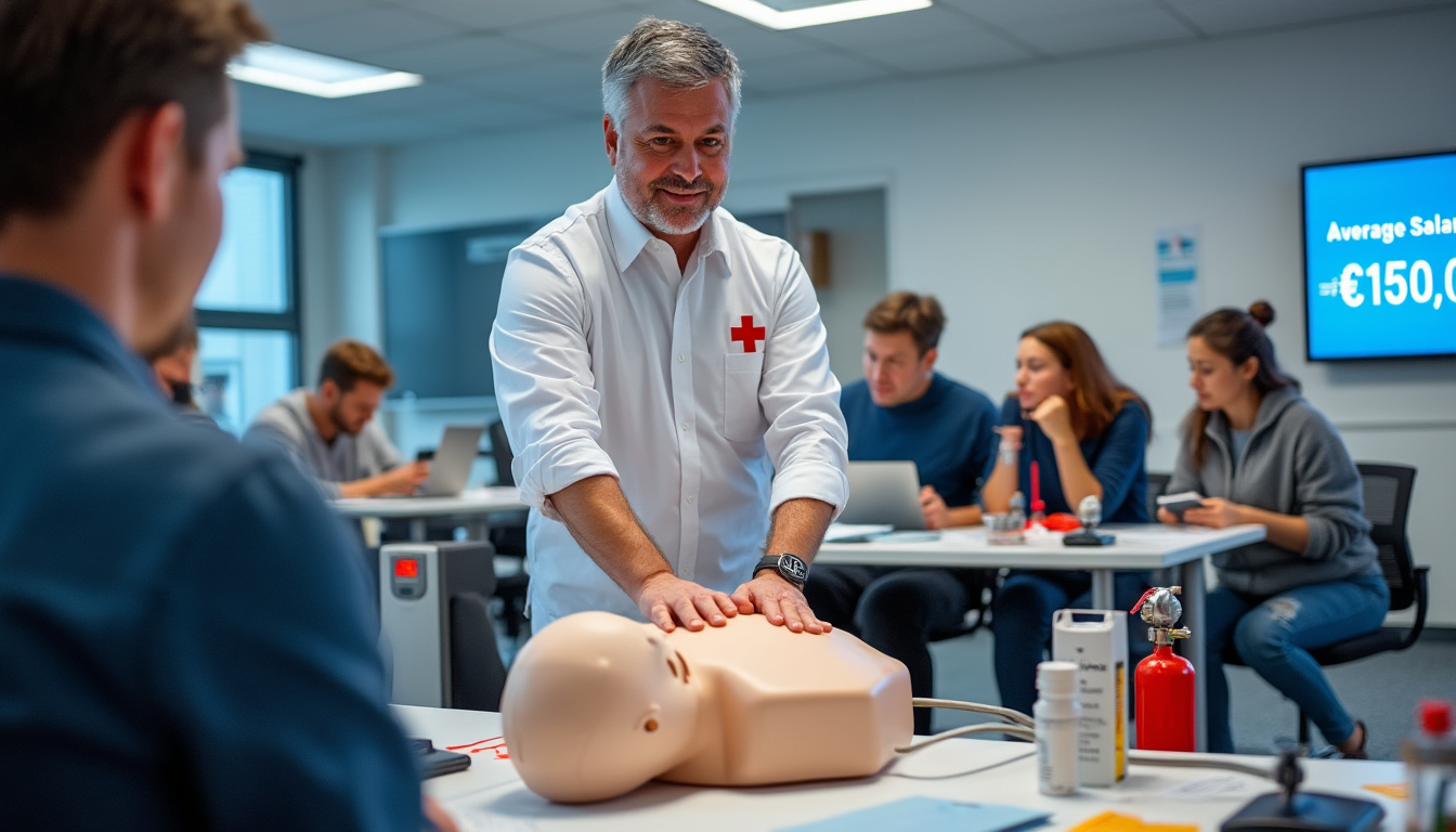 découvrez le salaire moyen d'un.e formateur en premiers secours en 2025. analyse des tendances du marché, des facteurs influençant la rémunération et des perspectives de carrière dans le domaine de la formation en santé et sécurité.