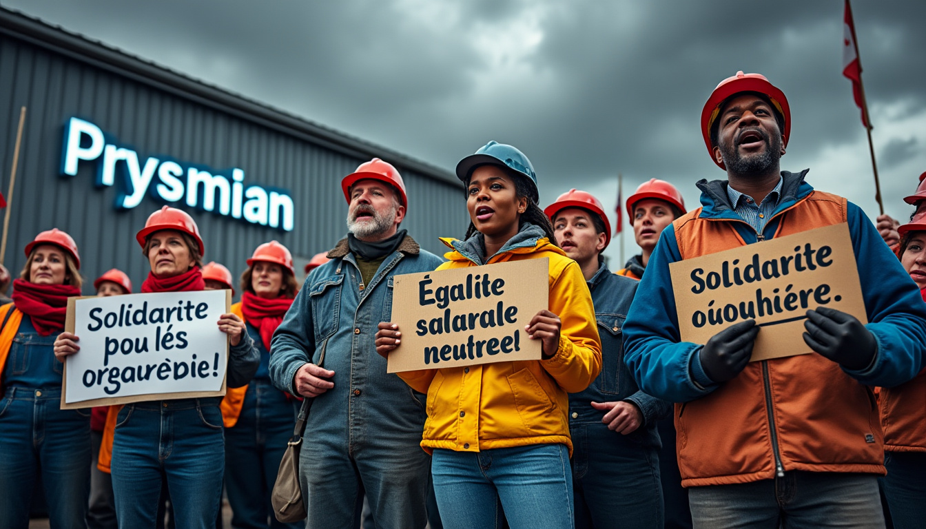 découvrez comment les employés de prysmian à montereau se mobilisent pour revendiquer des salaires équitables. cette grève met en lumière les enjeux de justice salariale et les conditions de travail au sein de l'entreprise.