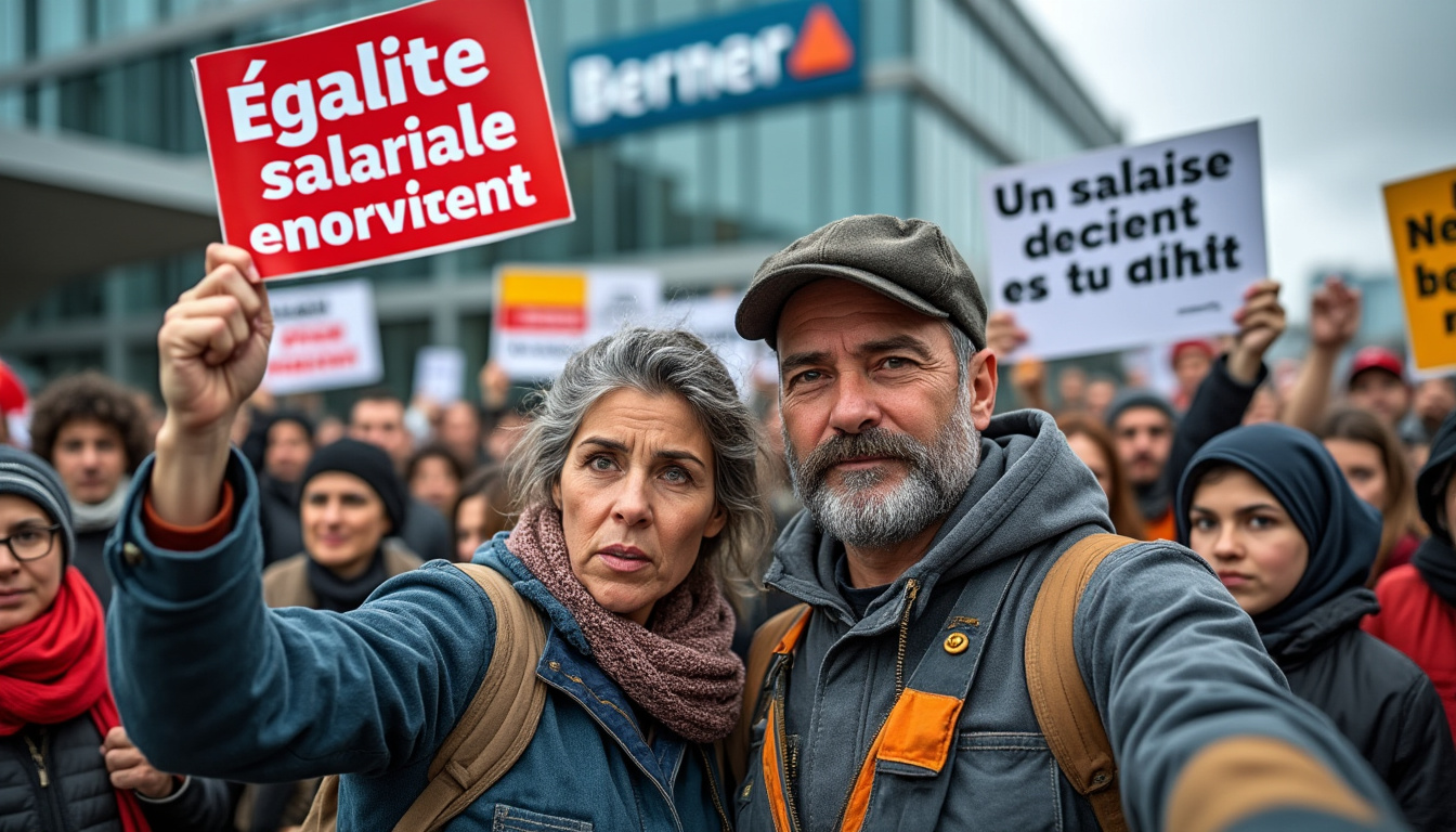 découvrez comment les salariés de berner à saint-julien-du-sault s'unissent pour revendiquer de meilleures conditions salariales à travers une grève déterminée. un mouvement qui souligne l'importance de la justice au travail.