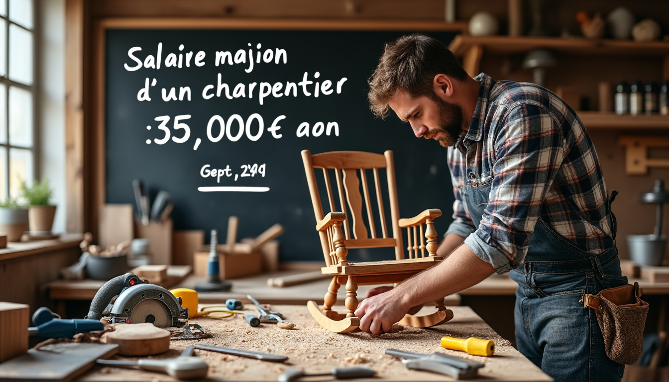 découvrez le salaire moyen d'un menuisier en france. informez-vous sur les facteurs influençant cette rémunération, les différences entre les régions et les expériences, ainsi que les perspectives de carrière dans ce métier artisanal.