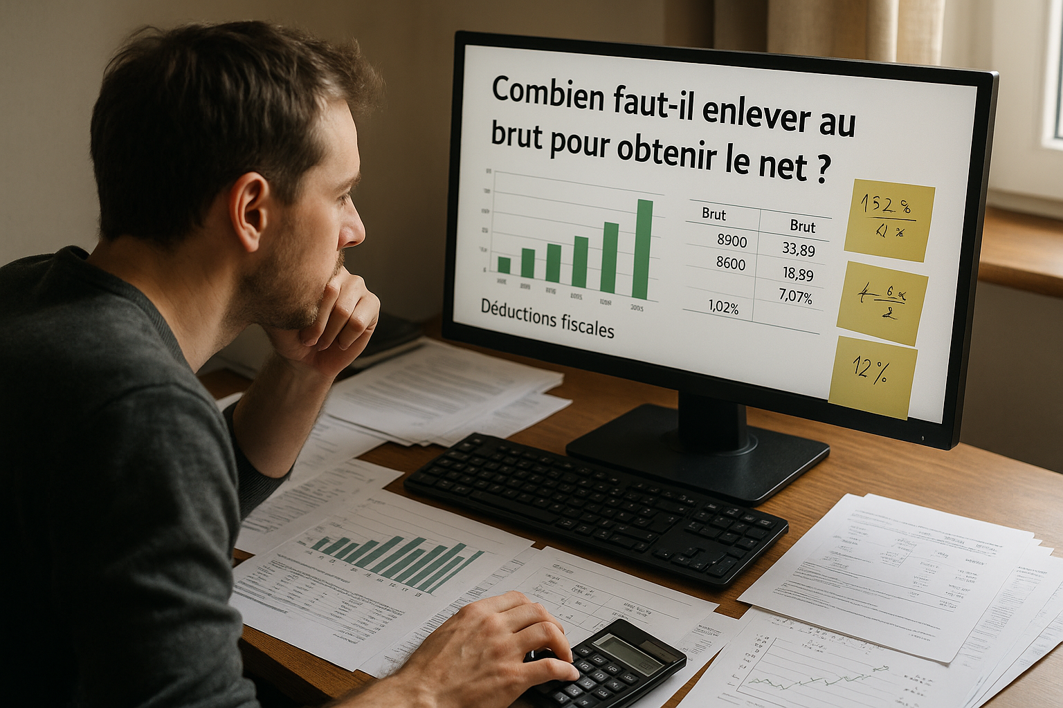découvrez comment calculer le montant à soustraire du salaire brut pour obtenir le salaire net. nos conseils et astuces vous aideront à mieux comprendre les charges et impositions qui impactent votre revenu.
