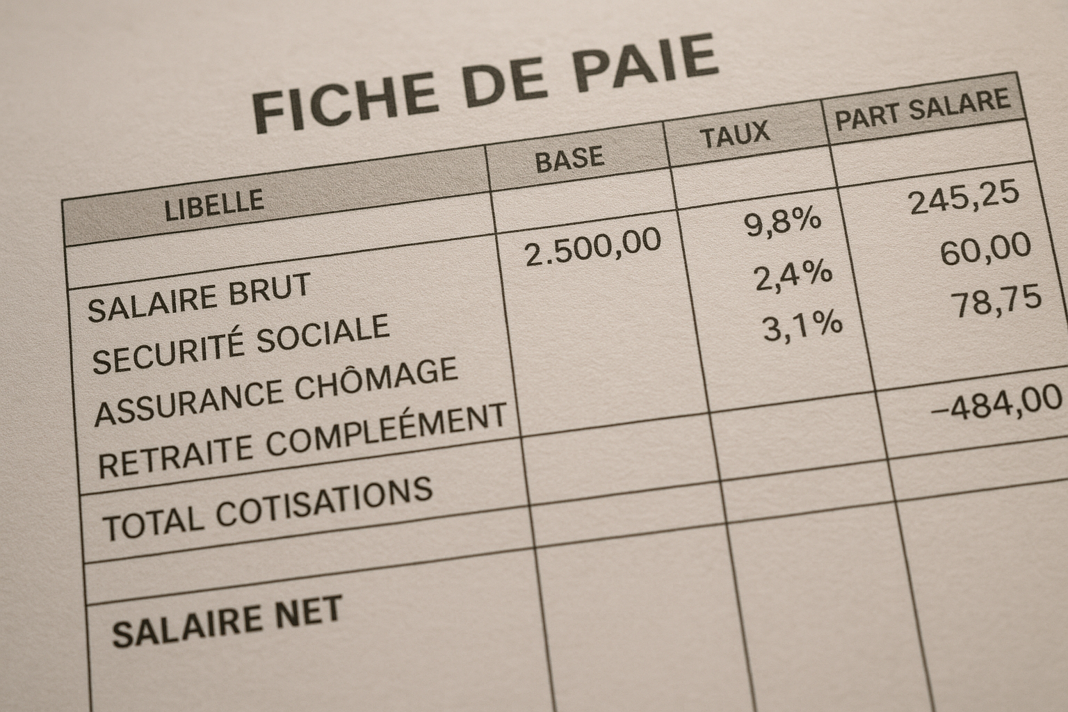 découvrez les étapes simples pour calculer le montant net à payer sur votre salaire. apprenez à déduire les charges sociales et fiscales afin d'obtenir une estimation précise de votre rémunération nette.