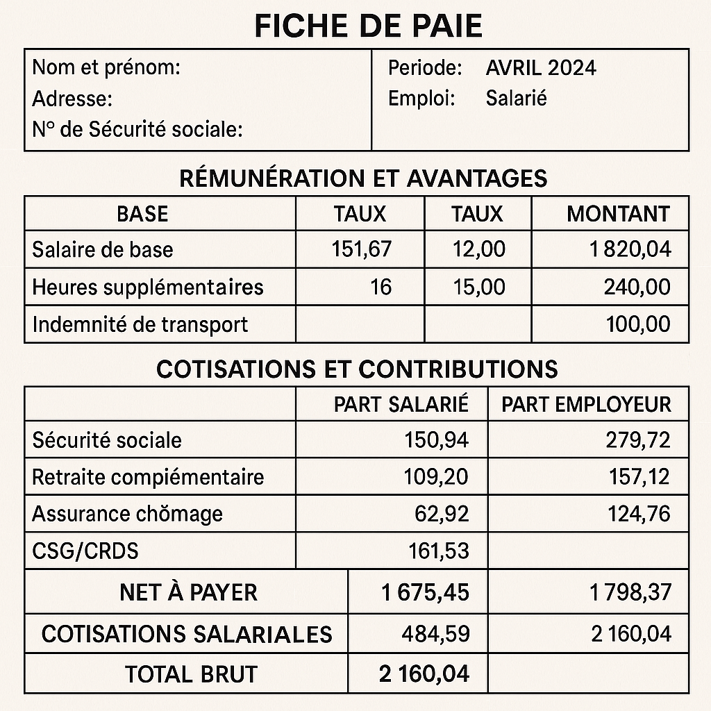 découvrez comment calculer le net à payer sur une fiche de paie. apprenez à déchiffrer les différents éléments de votre bulletin de salaire, à comprendre les déductions fiscales et sociales, et à établir vos revenus nets avec précision.