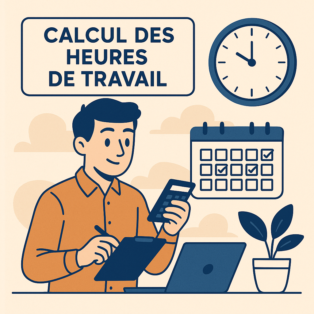 découvrez comment calculer efficacement vos heures de travail avec notre guide pratique. apprenez les méthodes pour suivre votre temps, optimiser votre productivité et gérer votre emploi du temps. que vous soyez salarié ou travailleur indépendant, ces astuces vous aideront à mieux organiser votre temps de travail.
