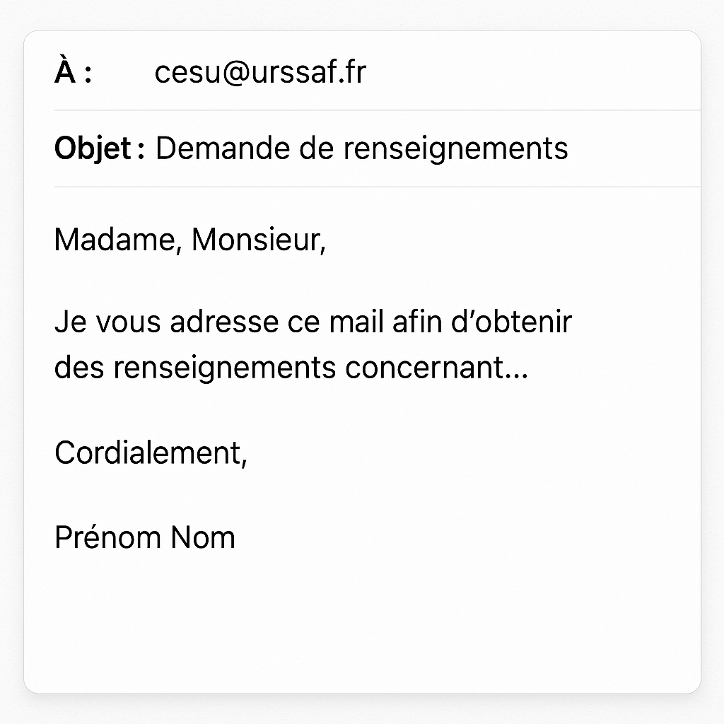 découvrez comment envoyer efficacement un mail au cesu avec nos conseils pratiques et étapes détaillées. simplifiez vos démarches administratives et assurez-vous de bien transmettre vos demandes.